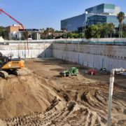 Dewatering en obras de promoción inmobiliaria en la Zona Franca de Barcelona.