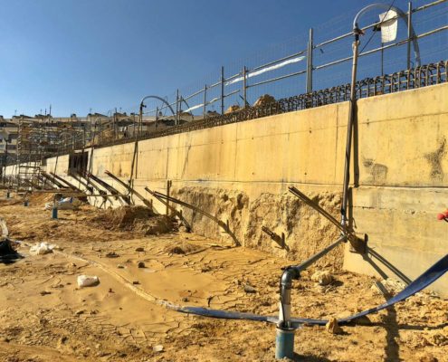 Construcción de un tanque de tormentas en Dos Hermanas