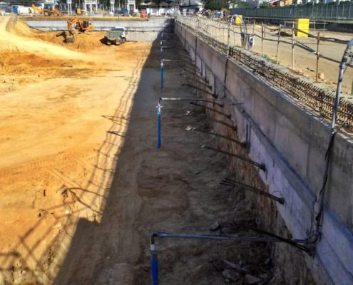 Construcción de un tanque de tormentas en Dos Hermanas