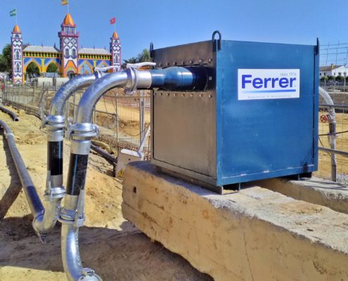 Construcción de un tanque de tormentas en Dos Hermanas