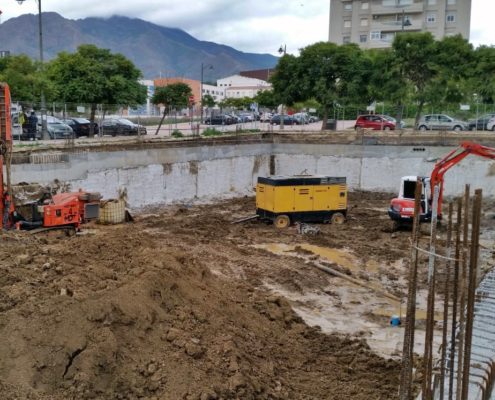 Construcción de un edificio de viviendas en Estepona por Ñarupark