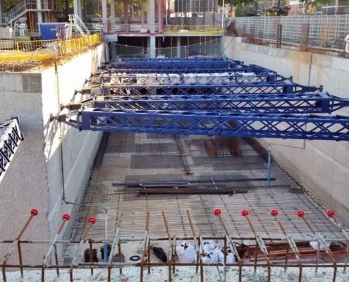 Construcción de un edificio de viviendas en Hospitalet de Llobregat por Rodio Kronsa