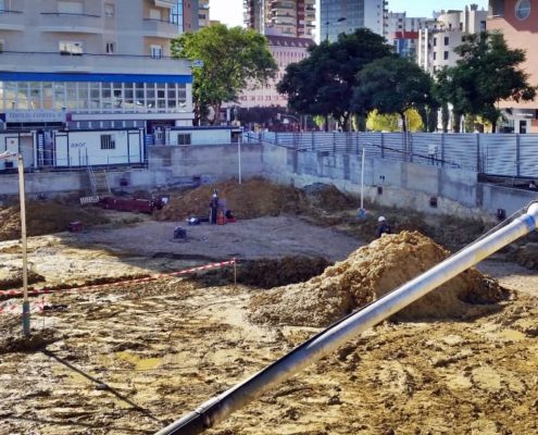 Construcción de un edificio de viviendas en Huelva por Sacyr Infraestructuras