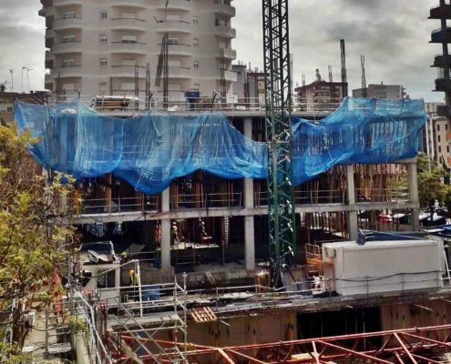 Construcción de un edificio de viviendas en Huelva por Sacyr Infraestructuras