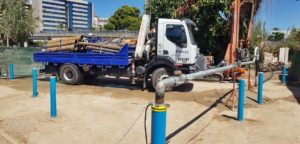 Pumping Test en la reforma del Club de Mar de Palma de Mallorca.
