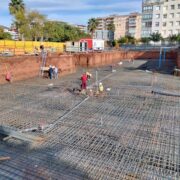 Dewatering en las obras de un edificio de apartamentos en Benicàssim.