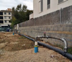 Dewatering en una promoción de viviendas en Palma de Mallorca