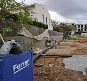 Dewatering en una promoción de viviendas en Palma de Mallorca