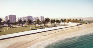 Imagen virtual del Residencial Marina Gaviota III en Daimuz.